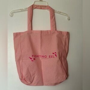 Fighting Eel Tote - Light Pink